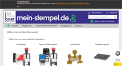 Desktop Screenshot of meinstempel.de