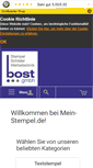 Mobile Screenshot of meinstempel.de