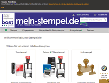 Tablet Screenshot of meinstempel.de